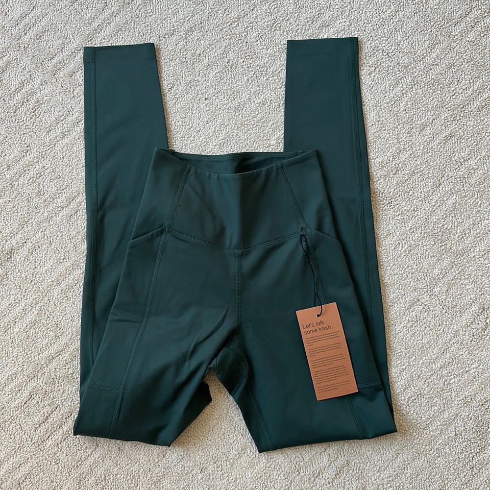 Girlfriend Collective Moss Compressive Pocket Legging